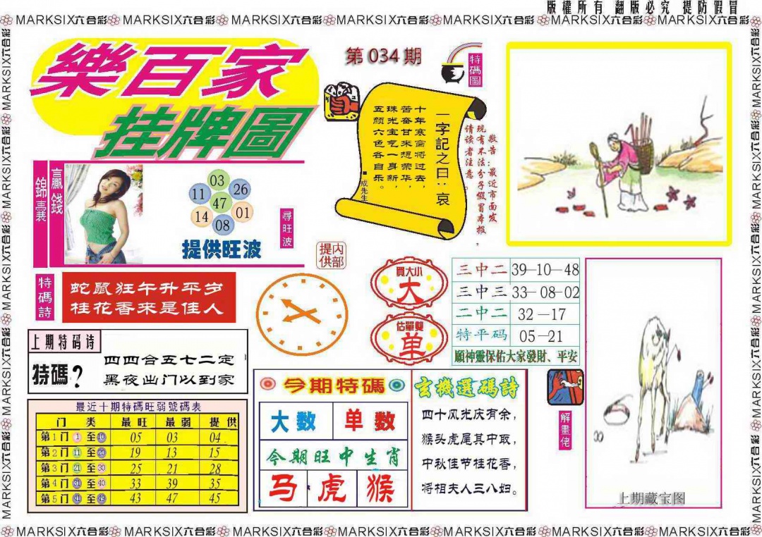 034期乐百家挂牌图记录[图]